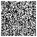 QR code with H & B Cycle contacts