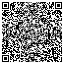 QR code with R Hurlbert contacts