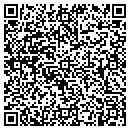 QR code with P E Service contacts
