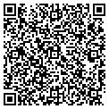 QR code with B & D TV contacts