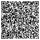 QR code with H J Crecraft Glass Co contacts