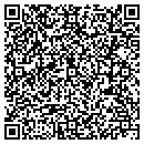 QR code with P David Badger contacts