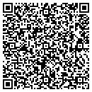 QR code with H J Weber Carpet Co contacts