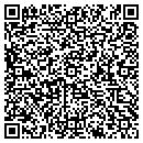 QR code with H E R Inc contacts