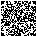 QR code with H W Service Co contacts