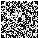 QR code with 3 Day Blinds contacts