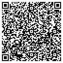 QR code with H Machining contacts