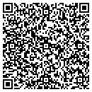 QR code with P & G Fence Co contacts