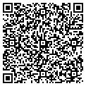 QR code with K X O O contacts