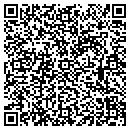 QR code with H R Service contacts