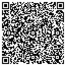 QR code with F David contacts