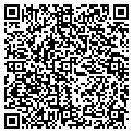 QR code with C & H contacts