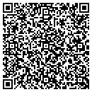 QR code with E & C Retreading contacts