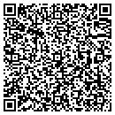 QR code with B J's Donuts contacts