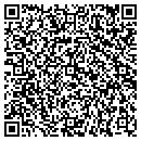 QR code with P J's Painting contacts