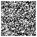 QR code with K For TV contacts