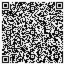 QR code with H E Whiteside contacts