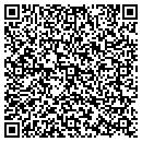 QR code with R & S Backhoe Service contacts