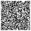 QR code with V and B Drywall contacts