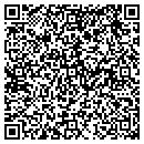 QR code with H Cattle Co contacts