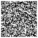 QR code with H & W Carpets contacts