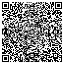 QR code with B Quilting contacts