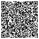 QR code with B & E Auction Service contacts