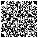 QR code with G & M Backhoe Service contacts