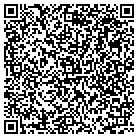 QR code with H & F Composing Service Printi contacts