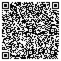 QR code with C E D contacts