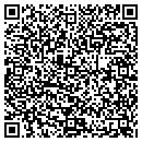 QR code with V Nails contacts