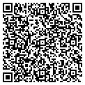 QR code with P & R Garage contacts