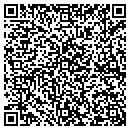 QR code with E & M Drapery Co contacts