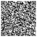 QR code with P A La Doux MD contacts