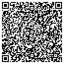 QR code with B & M Catering contacts