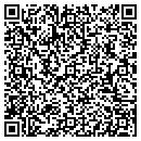 QR code with K & M Video contacts