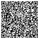 QR code with R Mahouski contacts