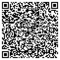 QR code with F M Homecheck contacts