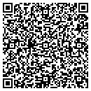QR code with R Gastelum contacts