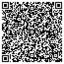 QR code with P W Photo's contacts