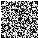 QR code with P & W Landscaping contacts