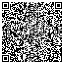 QR code with B & E Video contacts