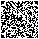 QR code with P B Express contacts