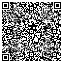 QR code with H & R Towing contacts