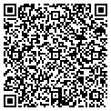 QR code with B K's Bar contacts