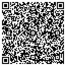 QR code with M & J Video contacts