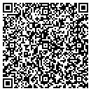 QR code with K J Door Service contacts