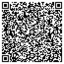 QR code with K & M Video contacts
