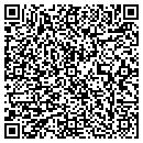 QR code with R & F Pallets contacts