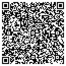 QR code with P J's Balloons & More contacts